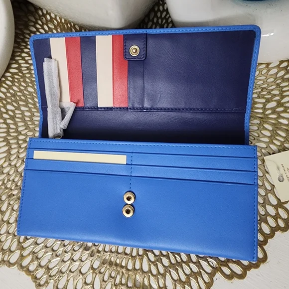 RADLEY LONDON BLUE LEATHER WALLET NWT - Picture 7 of 13
